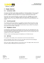 Preview for 7 page of beneq Lumineq EL320.256-FD6 Operation Manual