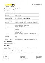 Preview for 11 page of beneq Lumineq EL320.256-FD6 Operation Manual