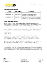 Preview for 20 page of beneq Lumineq EL512.256-H3 Series Operation Manual