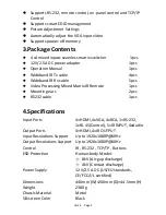 Preview for 3 page of Beneston AVH-SW0404IR Operation Manuals