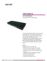 Beneston VCF-FB08TX&RX User Manual preview