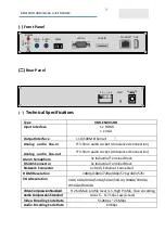 Предварительный просмотр 5 страницы Beneston VMI-EN001-HD User Manual