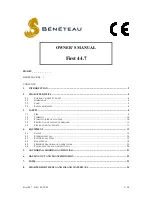 BENETEAU First 44.7 Owner'S Manual preview