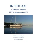 BENETEAU Oceanis 41.1 2017 Owners’ Notes preview