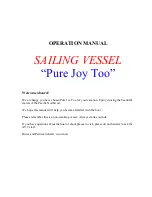 Preview for 1 page of BENETEAU Pure Joy Too Operation Manual