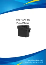 Предварительный просмотр 1 страницы Benewake TF02-Pro-W-485 Product Manual