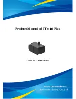 Benewake TFmini Plus Product Manual предпросмотр