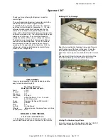 Предварительный просмотр 2 страницы Bengtson Company Supermarine Sparrow I 36 Instructions