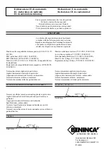 Предварительный просмотр 2 страницы Beninca AU.96L SPAZIO Operating Instructions And Spare Parts Catalogue