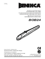 Beninca BOB24 User Handbook Manual preview