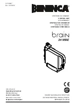 Предварительный просмотр 1 страницы Beninca Brain 24 MBE Operating Instructions Manual