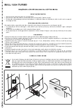 Preview for 71 page of Beninca BULL 1224 TURBO Manual