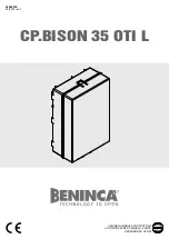 Предварительный просмотр 1 страницы Beninca CP.BISON 35 OTI L Manual