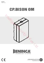 Beninca CP.BISON OM Manual предпросмотр