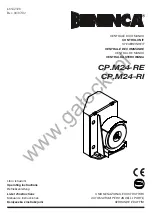 Предварительный просмотр 1 страницы Beninca CP.M24-RE Operating Instructions Manual