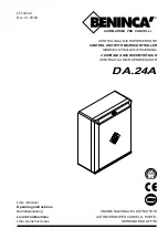 Beninca DA.24A Operating Instructions Manual предпросмотр