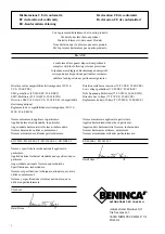 Предварительный просмотр 2 страницы Beninca DA.AXE Operating Instructions Manual