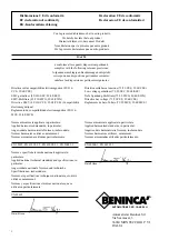 Предварительный просмотр 2 страницы Beninca DA.C20 Operating Instructions Manual