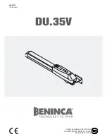 Beninca DU.35V Manual предпросмотр