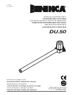 Beninca DU.50 User Handbook Manual preview
