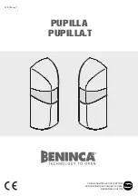 Beninca PUPILLA Manual preview