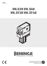 Предварительный просмотр 1 страницы Beninca VN.S20 Manual