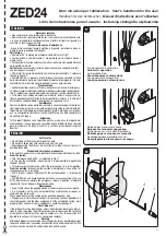 Предварительный просмотр 25 страницы Beninca ZED24 Manual