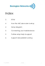 Preview for 2 page of Benington Networks AirCube User Manual