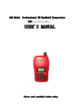 Предварительный просмотр 1 страницы Benison A86 User Manual