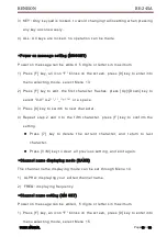 Preview for 19 page of Benison BE-245A User Manual