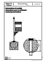 Предварительный просмотр 1 страницы BENITO Urban Basculante PA623 Anchoring Instructions