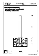 Preview for 1 page of BENITO Urban Hospitalet H214PS Anchoring Instructions