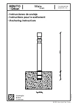 Preview for 1 page of BENITO Urban Maia H214ZR Anchoring Instructions