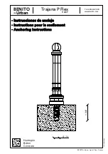 Preview for 2 page of BENITO Urban Trajana P Flex H410P Anchoring Instructions