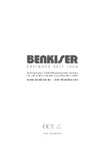 Preview for 17 page of BENKISER 196 40 00 Installation And Maintenance Manual