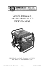 Preview for 1 page of Benner-Nawman BN Products BNG8000iD User Manual