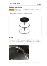 Предварительный просмотр 9 страницы Bennett & Ross TT-1012 Operating Manual