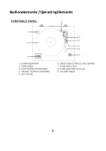 Предварительный просмотр 3 страницы Bennett & Ross TT-9500 Vinylmaster User Manual