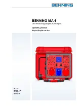 Предварительный просмотр 1 страницы Benning 044162 Operating Manual