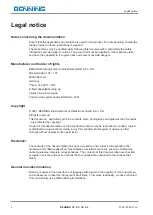 Preview for 2 page of Benning 044166 Operating Manual