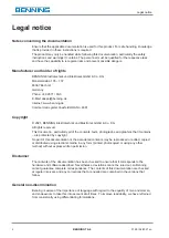 Preview for 2 page of Benning 044168 Operating Manual