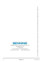 Preview for 22 page of Benning 044168 Operating Manual