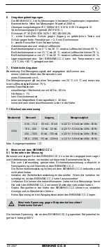 Preview for 5 page of Benning CC 2 Operating Manual