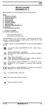 Preview for 29 page of Benning CC 3 Operating Manual