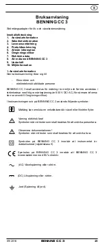 Preview for 53 page of Benning CC 3 Operating Manual