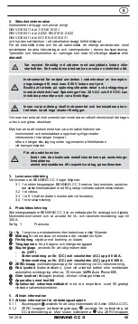 Preview for 54 page of Benning CC 3 Operating Manual