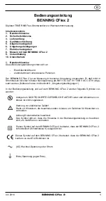 Предварительный просмотр 6 страницы Benning CFlex 2 Operating Manual