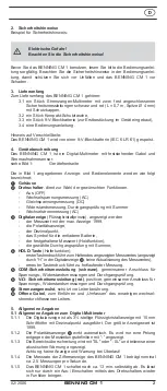 Preview for 4 page of Benning CM 1 Operating Manual