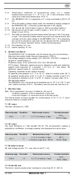 Preview for 11 page of Benning CM 1 Operating Manual