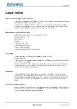 Preview for 2 page of Benning CM 2-1 Operating Manual